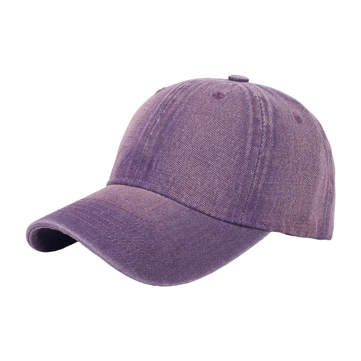 Washed Denim Baseball Cap for Men Women Sun Protection - Image 4