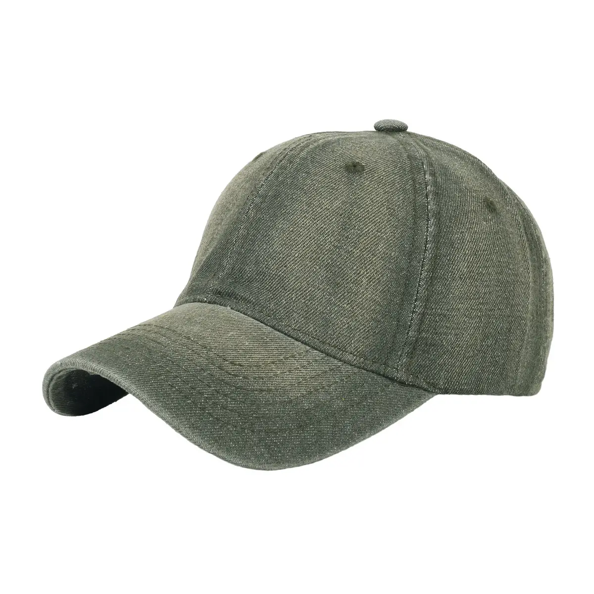 Washed Denim Baseball Cap for Men Women Sun Protection - Image 5