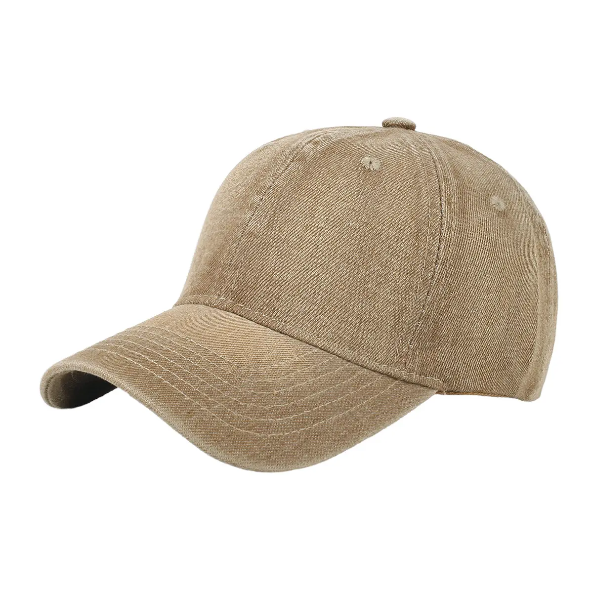 Washed Denim Baseball Cap for Men Women Sun Protection - Image 7