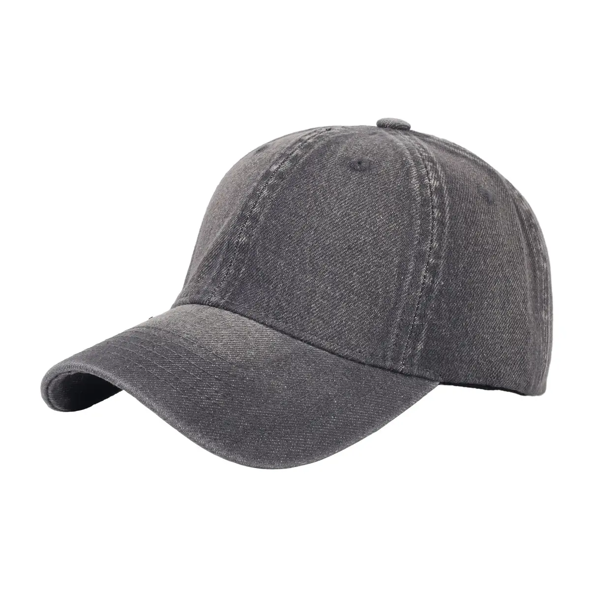 Washed Denim Baseball Cap for Men Women Sun Protection - Image 8