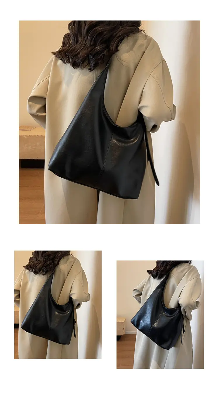 Women's Brown Leather Shoulder Bag & Wallet Set — feature 11