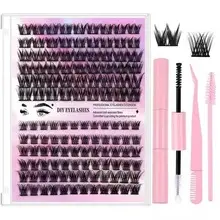 Wet False Eyelashes European American Thick Cosplay 50d60d80D — feature 11