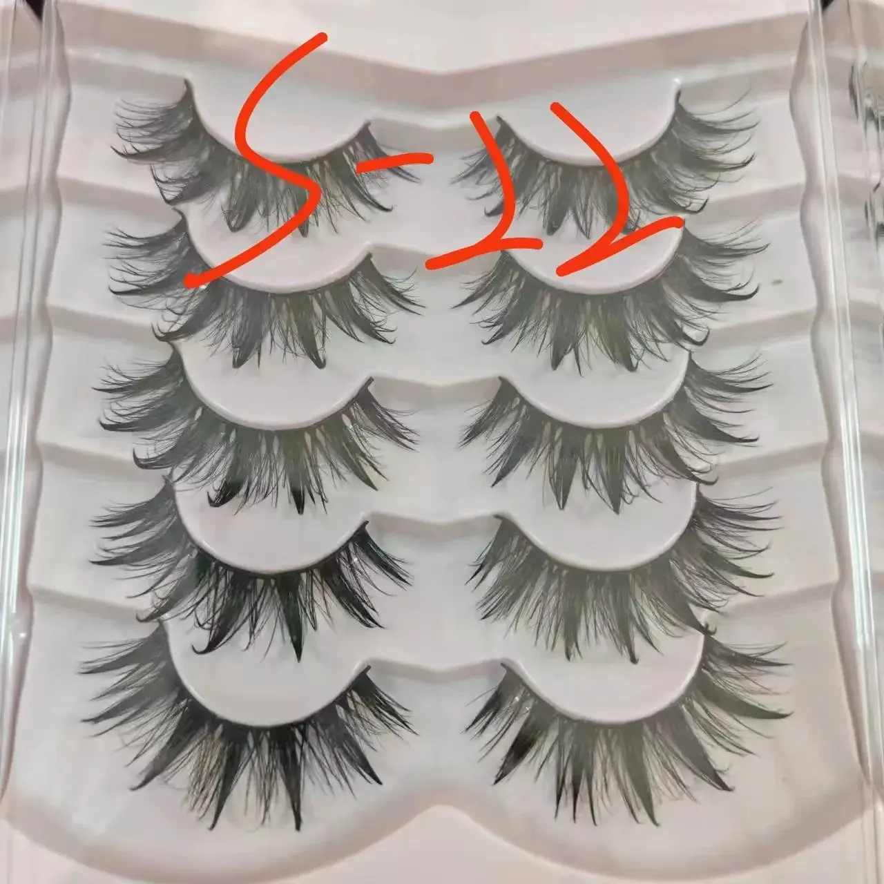 Wet False Eyelashes European American Thick Cosplay 50d60d80D - Image 3