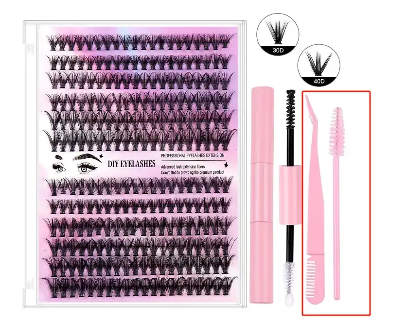 Wet False Eyelashes European American Thick Cosplay 50d60d80D - Image 7