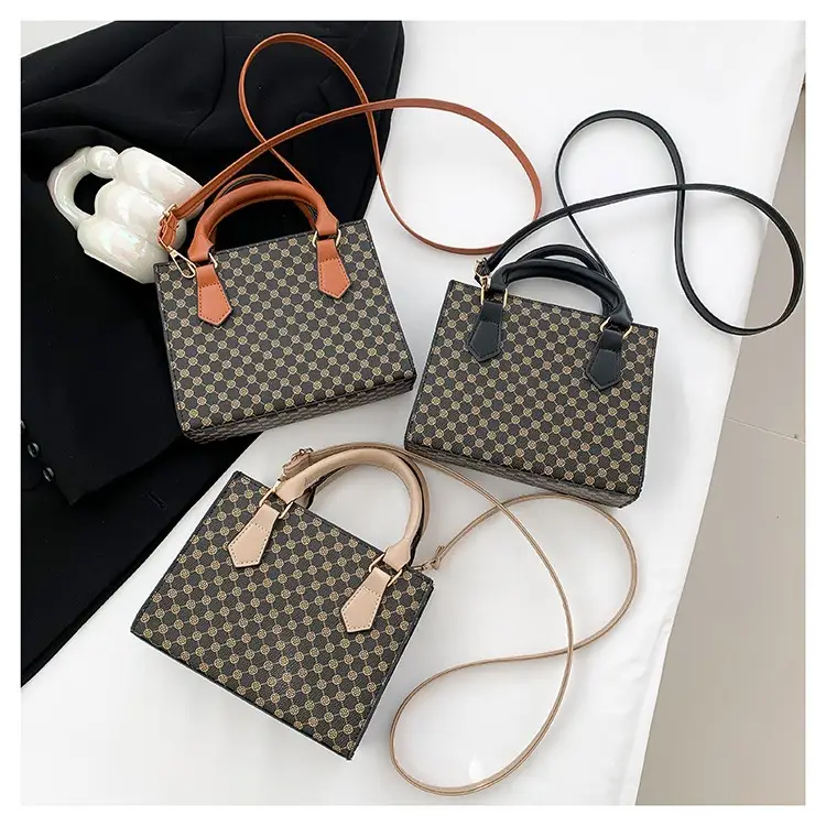 Women's Retro Contrast Crossbody Bag 2023 New Arrival - Image 5
