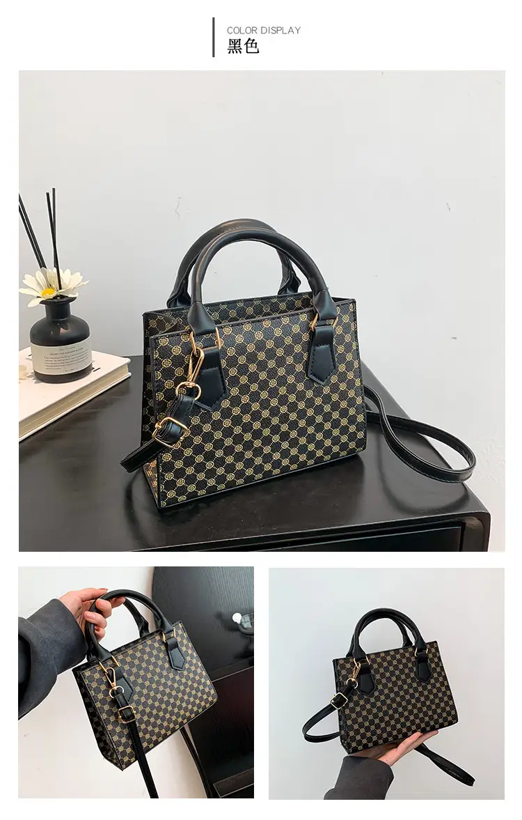 Women's Retro Contrast Crossbody Bag 2023 New Arrival — feature 27
