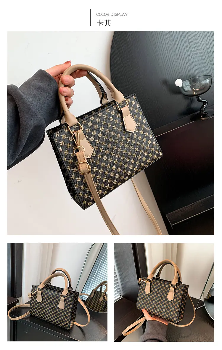 Women's Retro Contrast Crossbody Bag 2023 New Arrival — feature 28