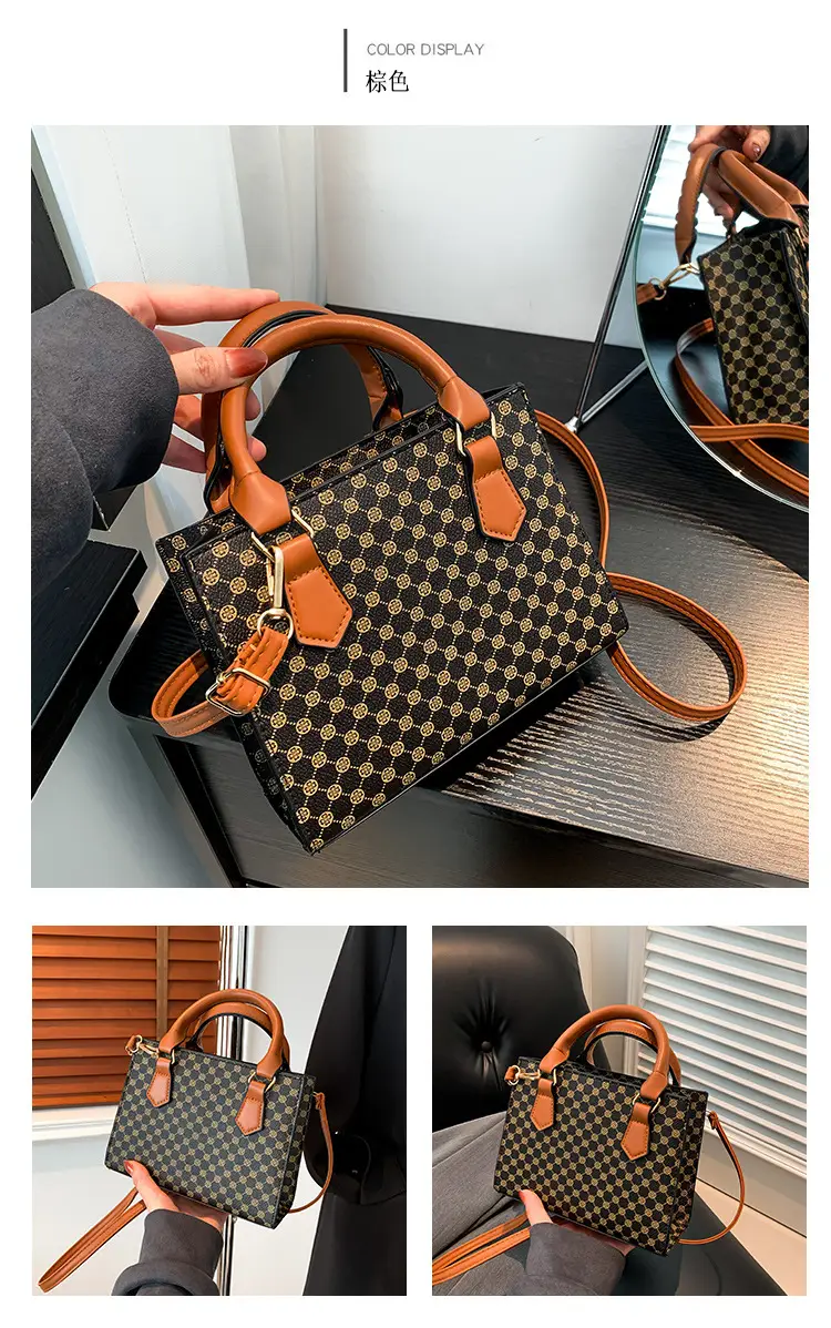 Women's Retro Contrast Crossbody Bag 2023 New Arrival — feature 29