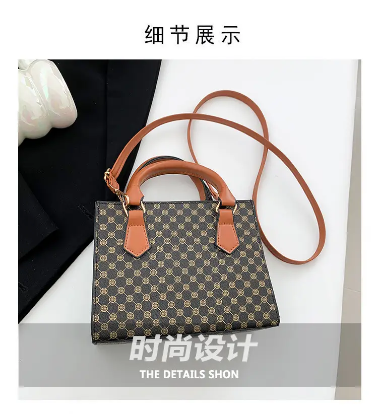 Women's Retro Contrast Crossbody Bag 2023 New Arrival — feature 4