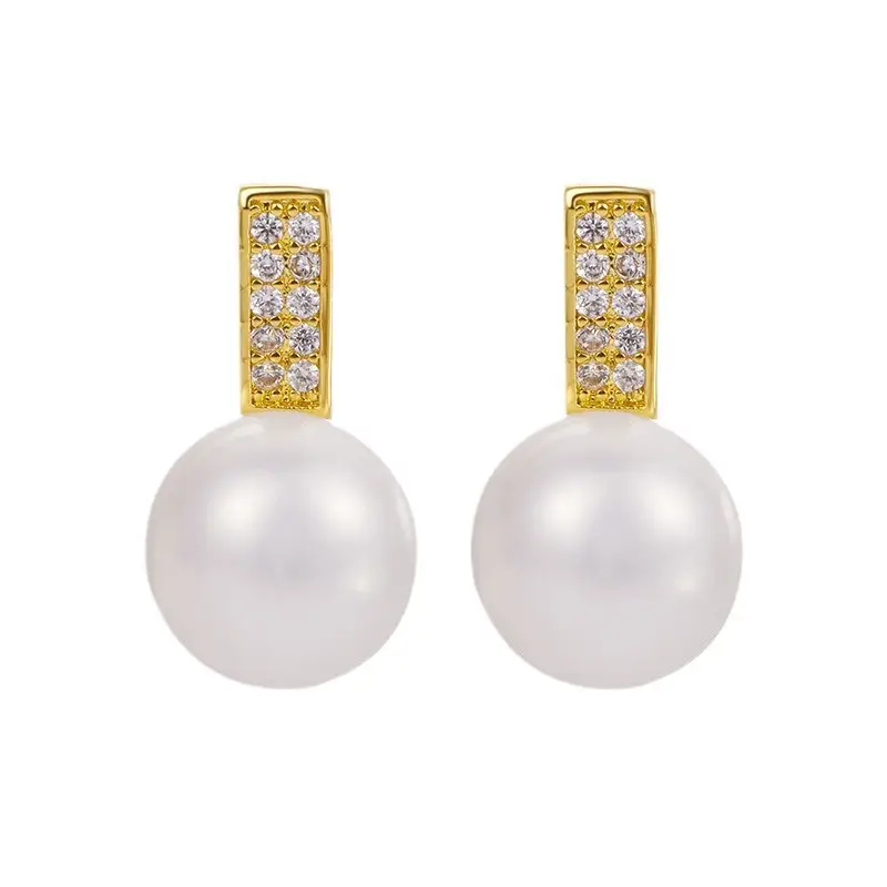Japanese Korean Pearl Ear Studs for Women
