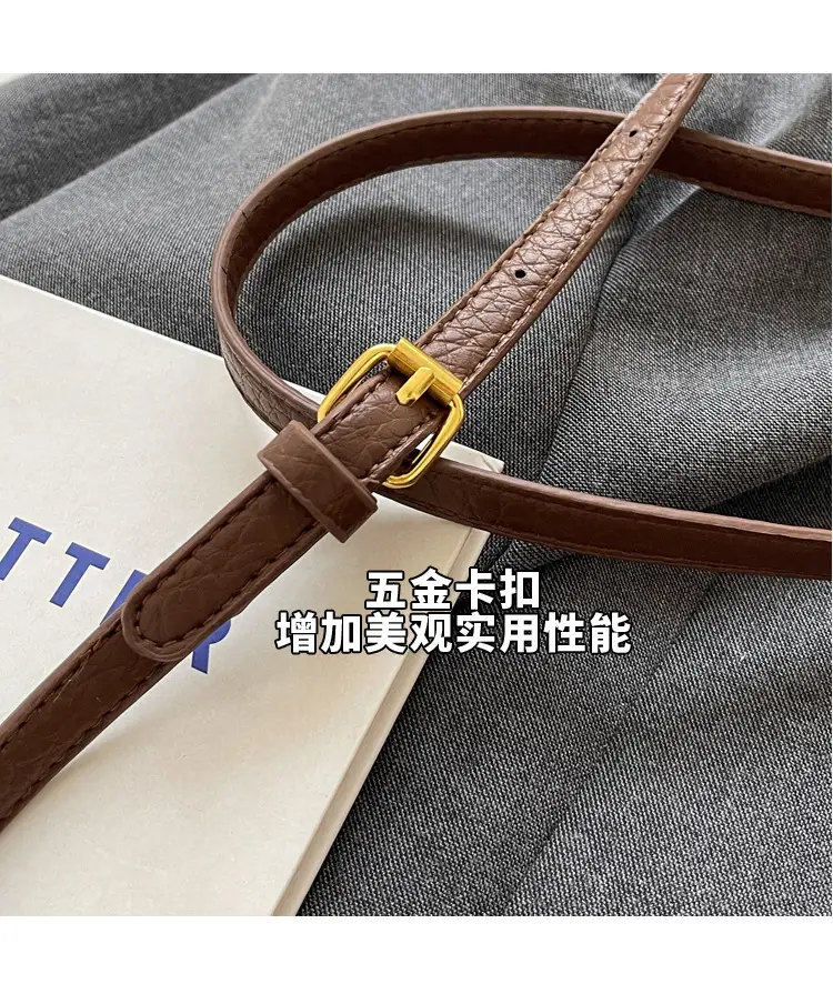 Brown Pleated Shoulder Bag for Women 2023 — feature 7