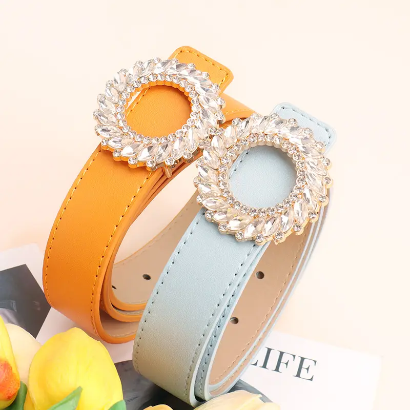 New Diamond Belt for Women with Pearl Buckle - Image 7