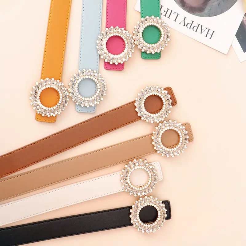 New Diamond Belt for Women with Pearl Buckle - Image 8