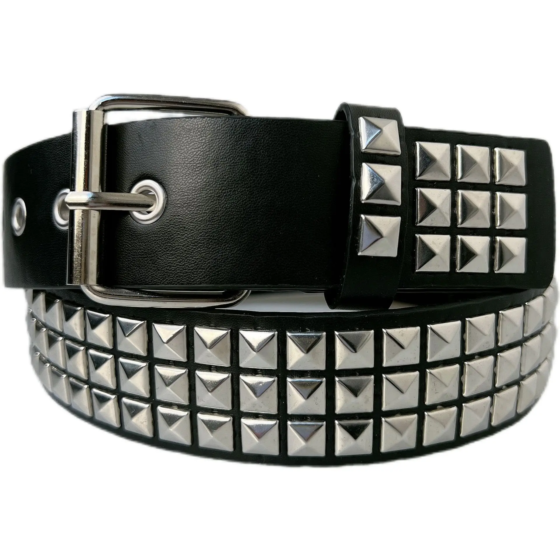 Black Studded European Belt for Women — feature 9