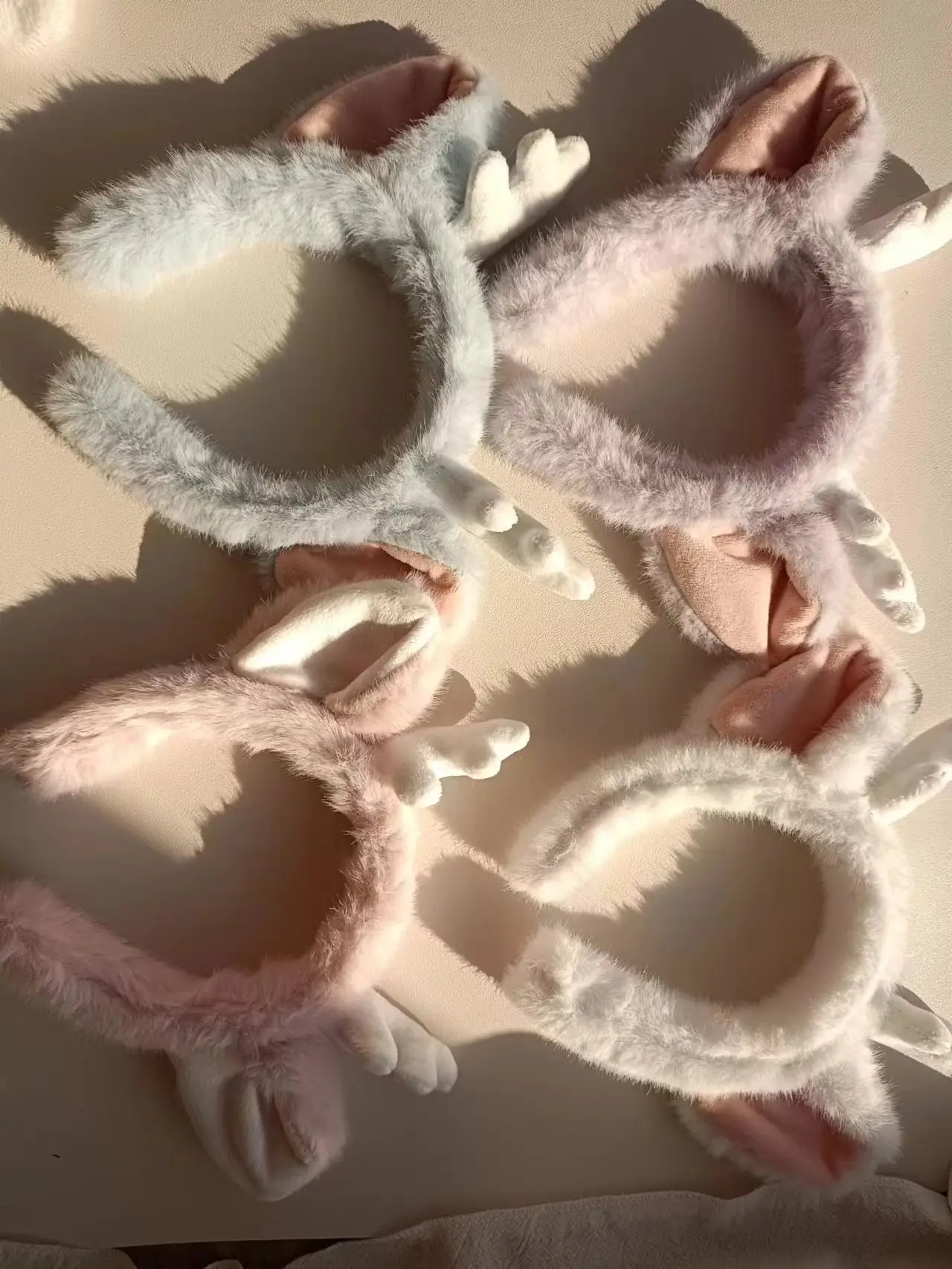 New Year Dragon Plush Headband Small White — feature 6