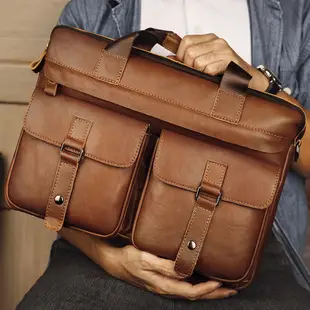 Korean Style Black Leather Crossbody Bag for Men — feature 5