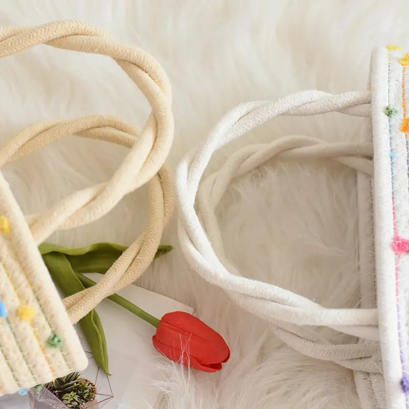 New Arrival Straw Cotton Rope Bag for Women — feature 8