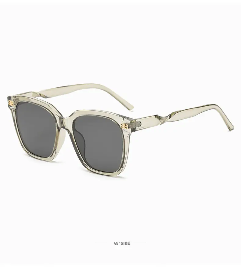 New B Letter Sunglasses Women Square Frame Gold — feature 28