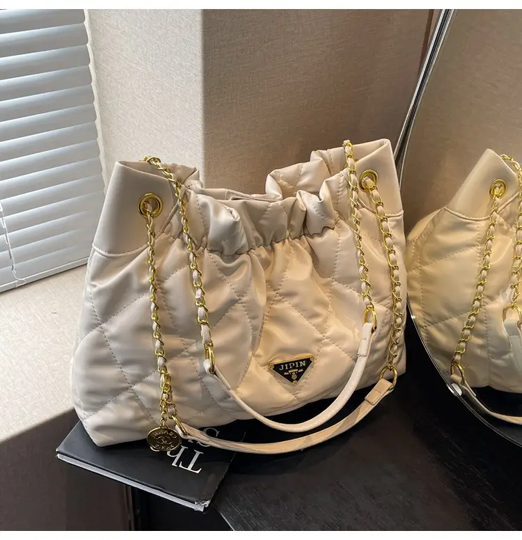 Black Quilted Chain Shoulder Bag for Women 2023 — feature 23