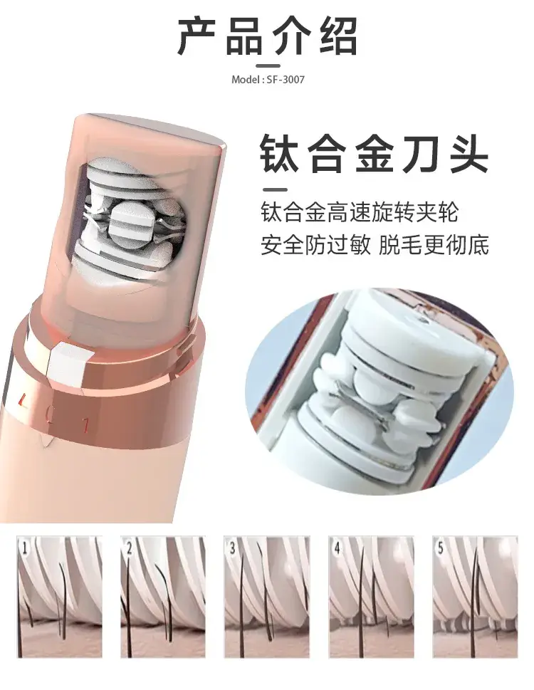 Mini Electric Hair Removal Device for Women & Men — feature 6