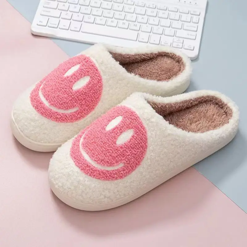 New Cross-Border Winter Christmas Deer Cotton Slippers for Women Wholesale Home Couple Indoor Elk Warm Slippers Winter Women