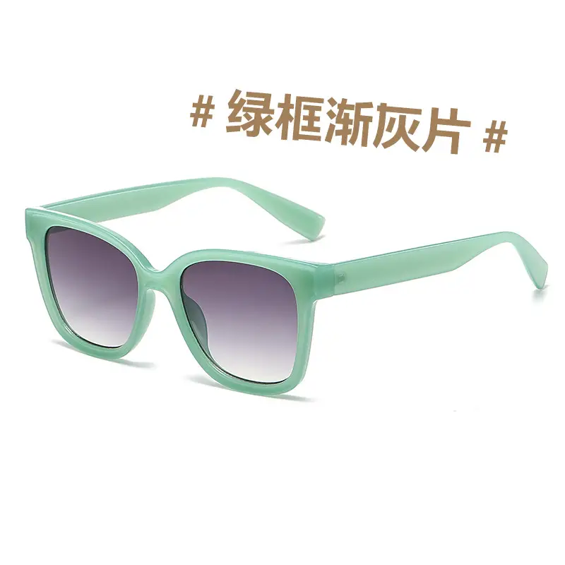 Anti-Uv Sunglasses Black Gray Frame Large Cross-Border - Image 2