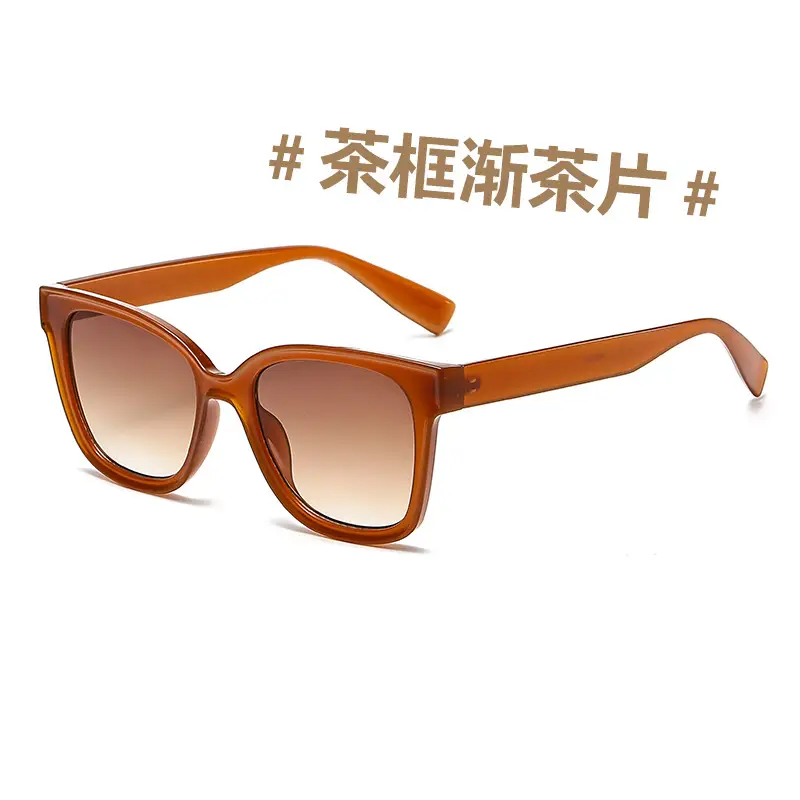 Anti-Uv Sunglasses Black Gray Frame Large Cross-Border - Image 4