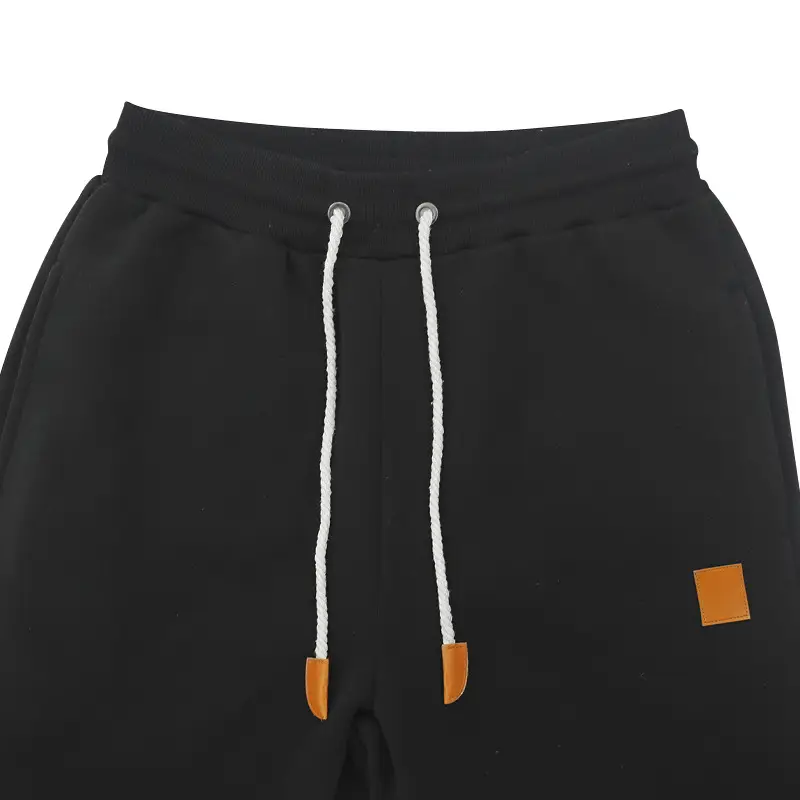 Men Winter Fleece Sweatpants Grey Black Training Leggings — feature 13