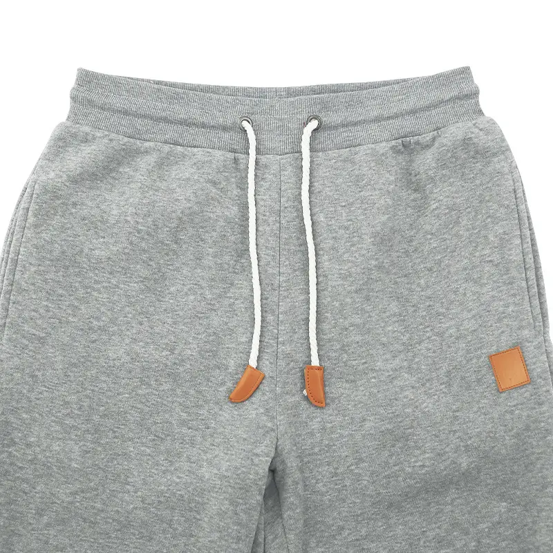 Men Winter Fleece Sweatpants Grey Black Training Leggings — feature 23