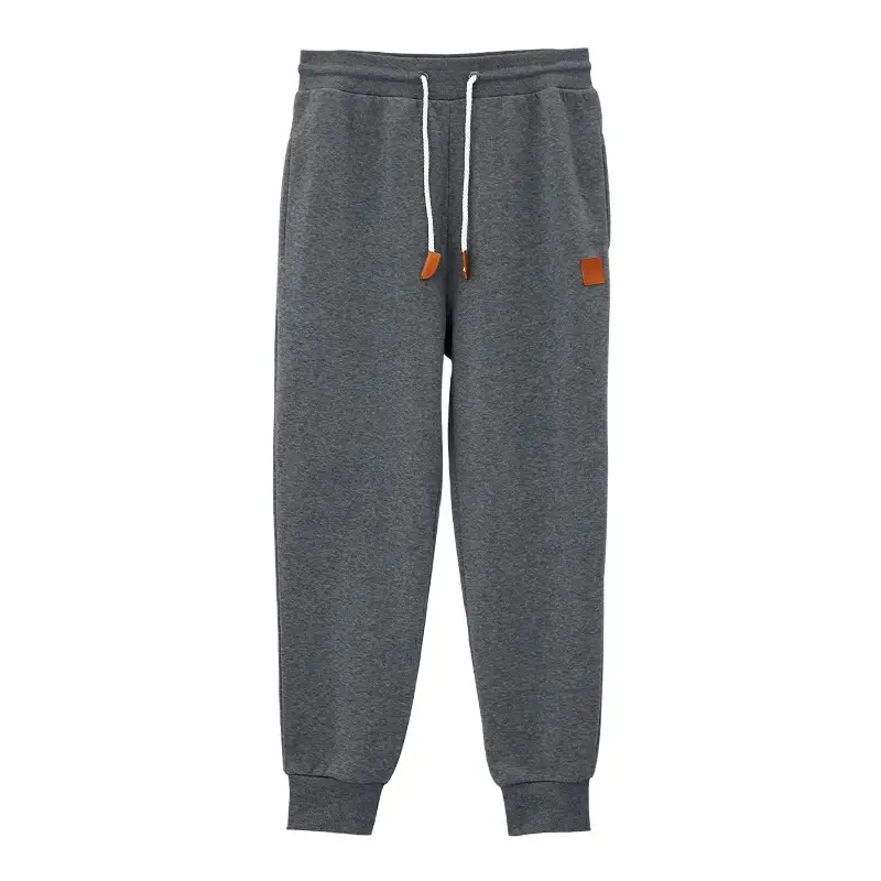Men Winter Fleece Sweatpants Grey Black Training Leggings — feature 31