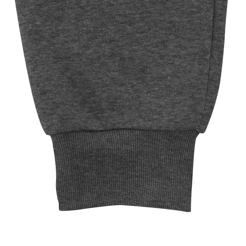 Men Winter Fleece Sweatpants Grey Black Training Leggings — feature 35