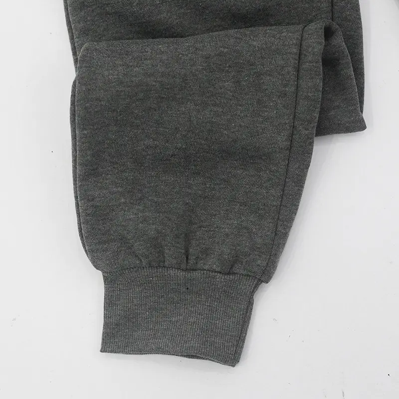 Men Winter Fleece Sweatpants Grey Black Training Leggings — feature 38
