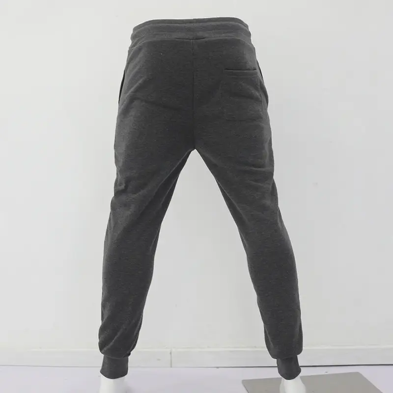 Men Winter Fleece Sweatpants Grey Black Training Leggings — feature 41