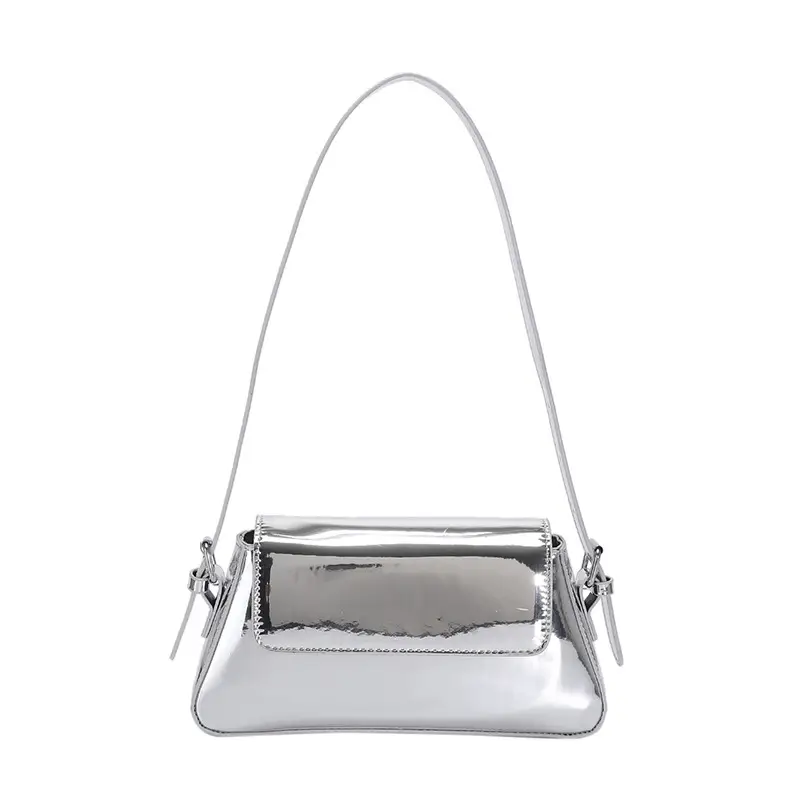 Silver Underarm Bag for Women Spring High-End Fashion - Image 8
