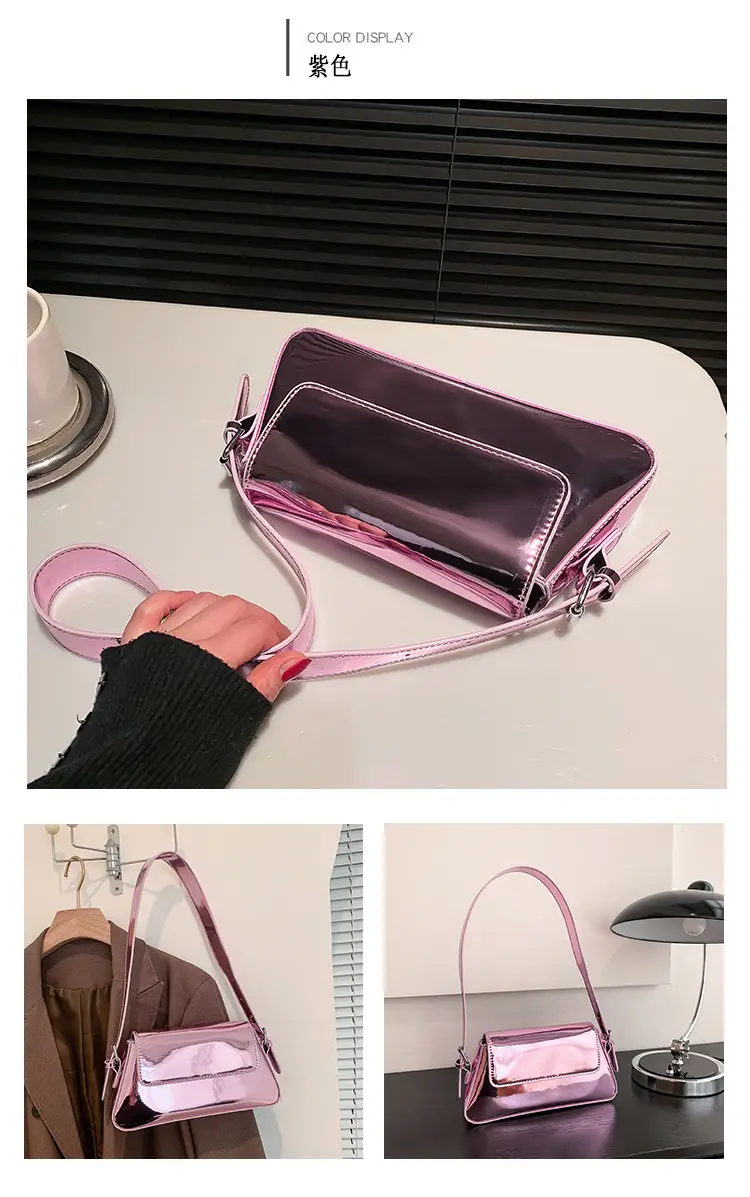 Silver Underarm Bag for Women Spring High-End Fashion — feature 15