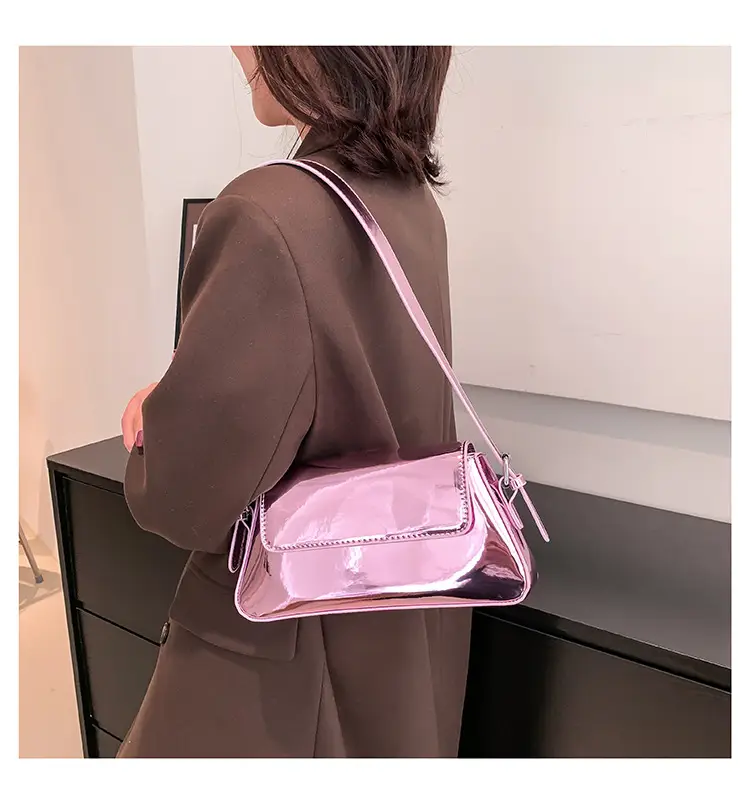 Silver Underarm Bag for Women Spring High-End Fashion — feature 19
