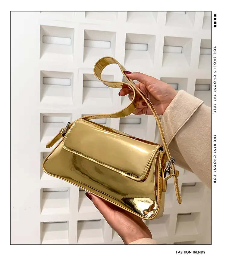 Silver Underarm Bag for Women Spring High-End Fashion — feature 2