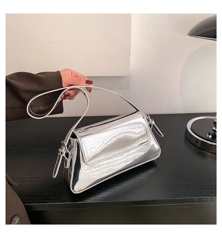 Silver Underarm Bag for Women Spring High-End Fashion — feature 23