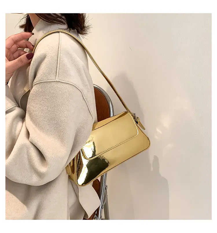 Silver Underarm Bag for Women Spring High-End Fashion — feature 28