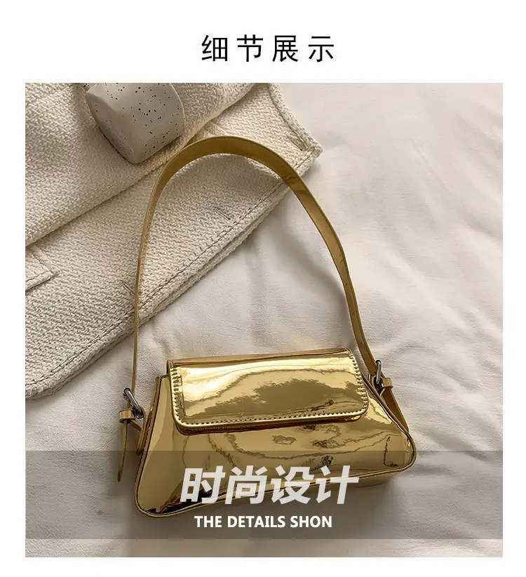 Silver Underarm Bag for Women Spring High-End Fashion — feature 4
