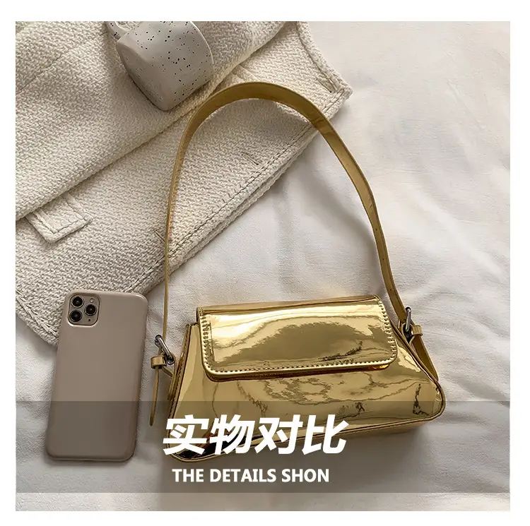Silver Underarm Bag for Women Spring High-End Fashion — feature 7