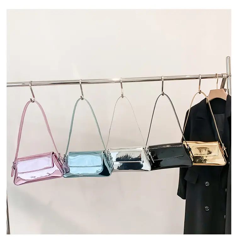 Silver Underarm Bag for Women Spring High-End Fashion — feature 9
