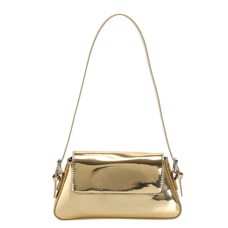 Silver Underarm Bag for Women Spring High-End Fashion - Image 2