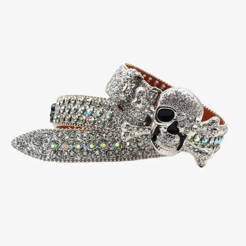 Skull Rhinestone Belt Belt Belt Belt Belt Belt - Image 7