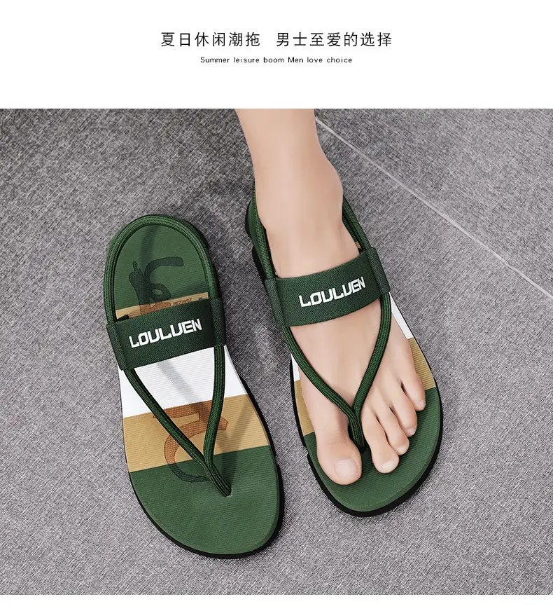 Cross-Border Sandals for Men 2026 Summer Flip-Flops Men's Beach Flip-Flops Outdoor Fashion Sandals — feature 16