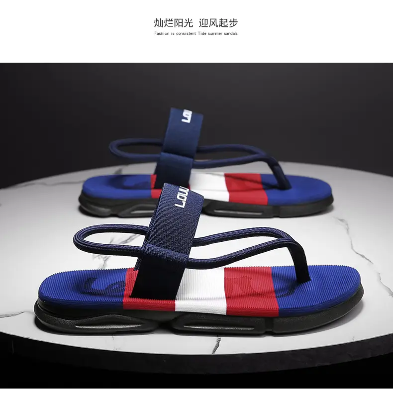 Cross-Border Sandals for Men 2026 Summer Flip-Flops Men's Beach Flip-Flops Outdoor Fashion Sandals — feature 9