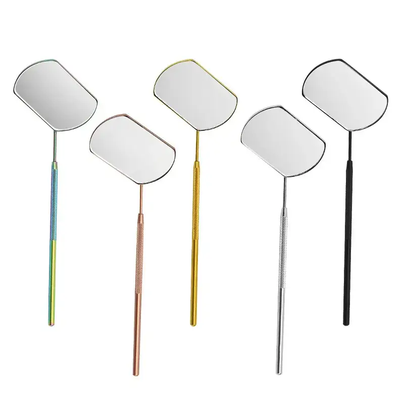 Stainless Steel Eyelash Inspection Mirror Set
