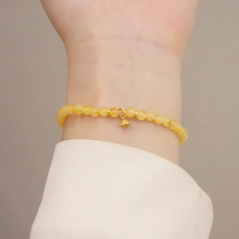 Natural Beeswax Bracelet with Tourmaline Salt Source — feature 17
