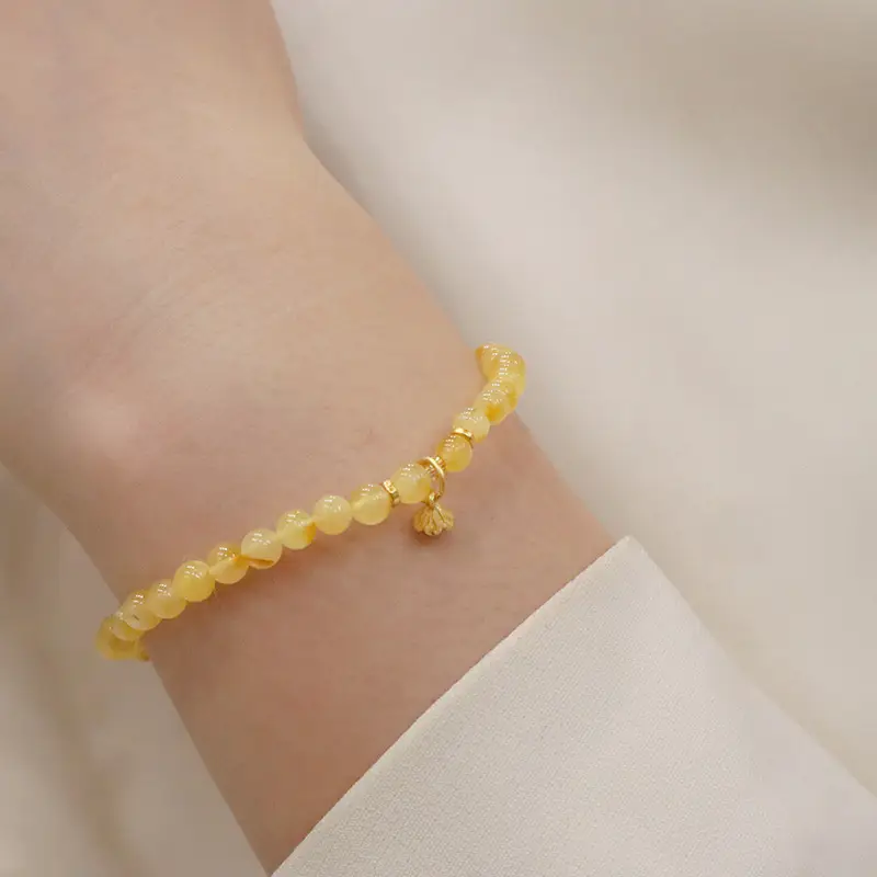 Natural Beeswax Bracelet with Tourmaline Salt Source — feature 20