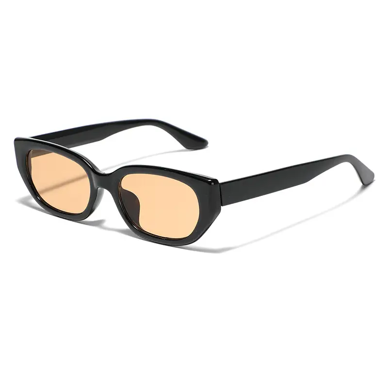 Men Street Sunglasses Black Rectangular 2024 New Style - Image 4